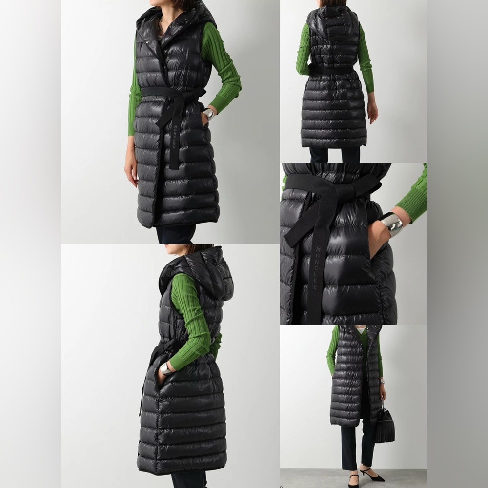Moncler long down vest